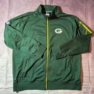 Nike Green Bay Packers Dri-Fit On Field Apparel Jacket Full Zip Men’s Size XL
